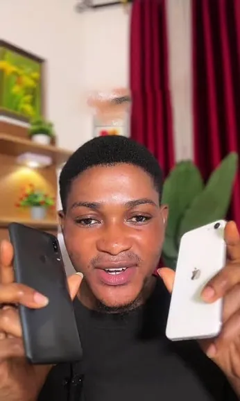Free phone customer 1 showing the free smartphone they received
